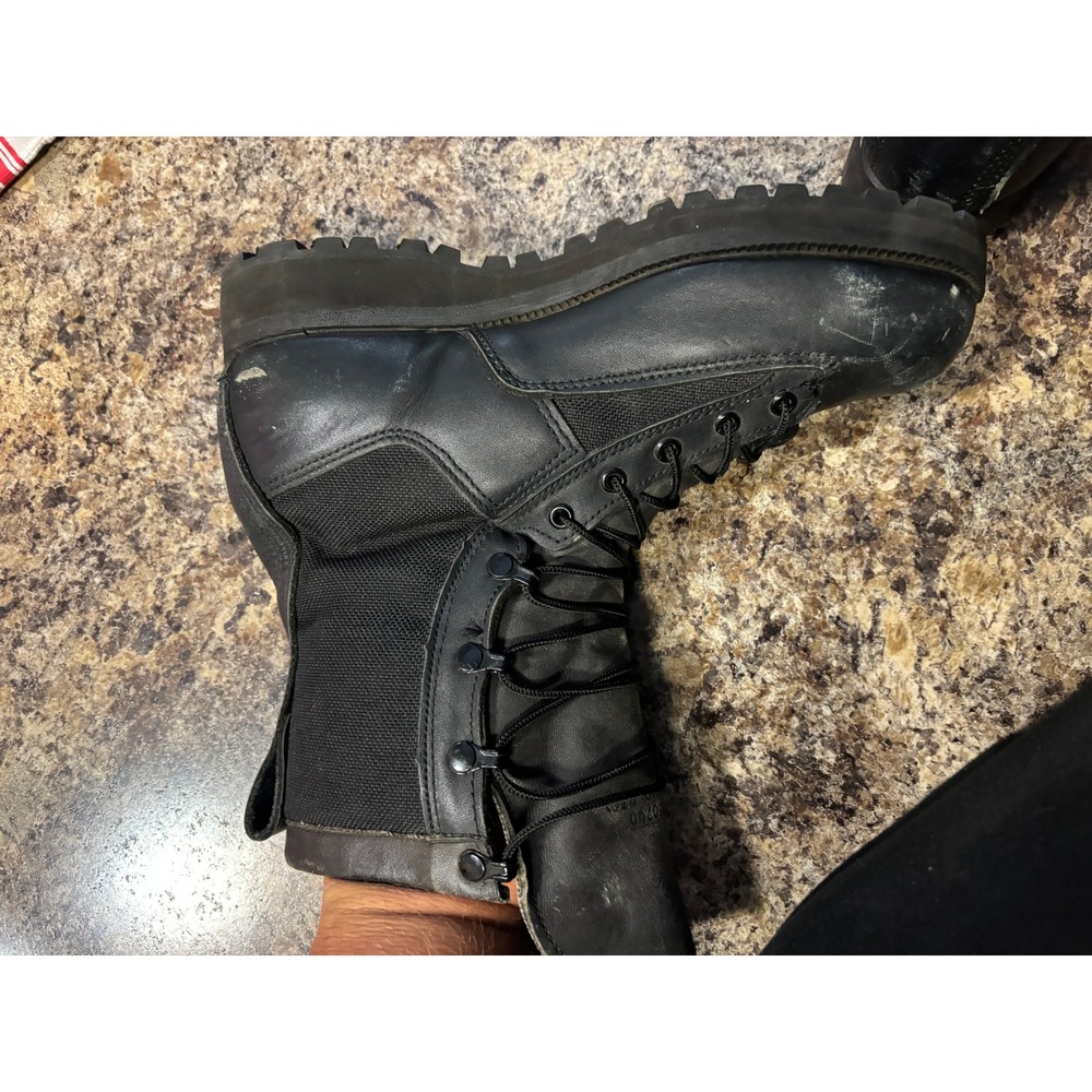 Belleville Mens Black Leather Gore-Tex Waterproof Combat Boots Vibram Size 9R - Picture 16 of 16